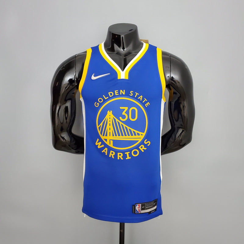 NBA Golden State Warriors #30 Curry-Trikot – #2974 Blau