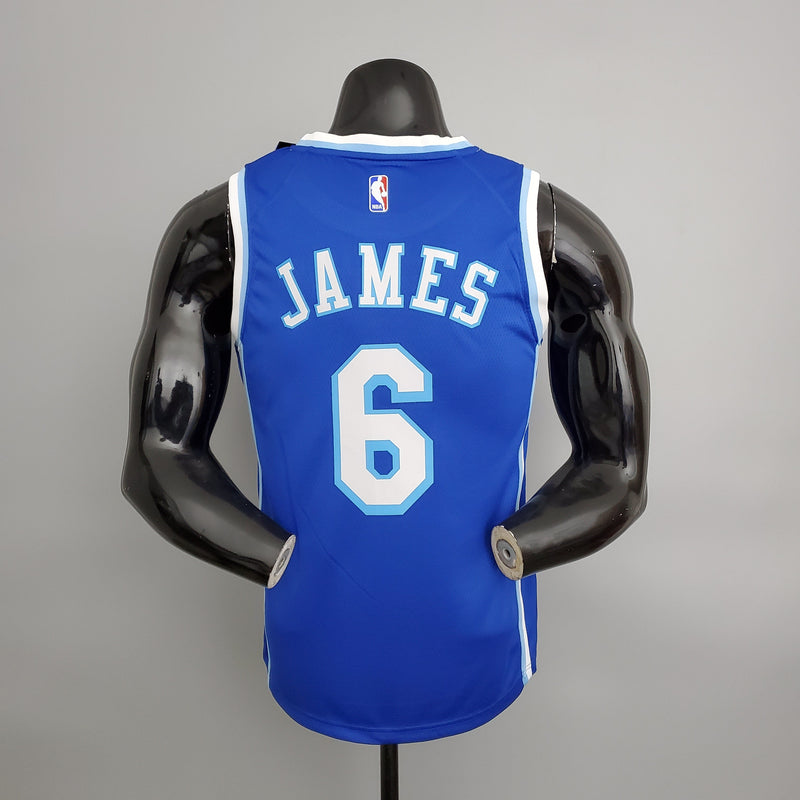 NBA Lakers-Trikot Nr. 6 James Latin Night – 23/24