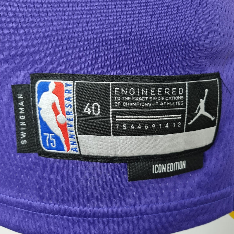 NBA Lakers Trikot Nr. 6 Jordan Purple 75. Jubiläum – 23/24