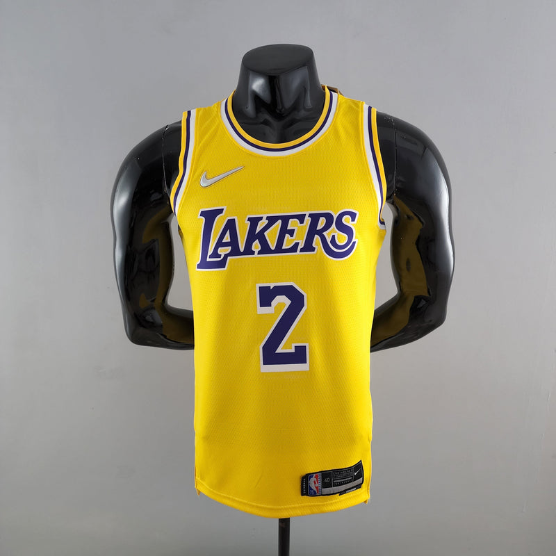 NBA Lakers Trikot Nr. 2 Irving 75. Jubiläum Gelb – 23/24