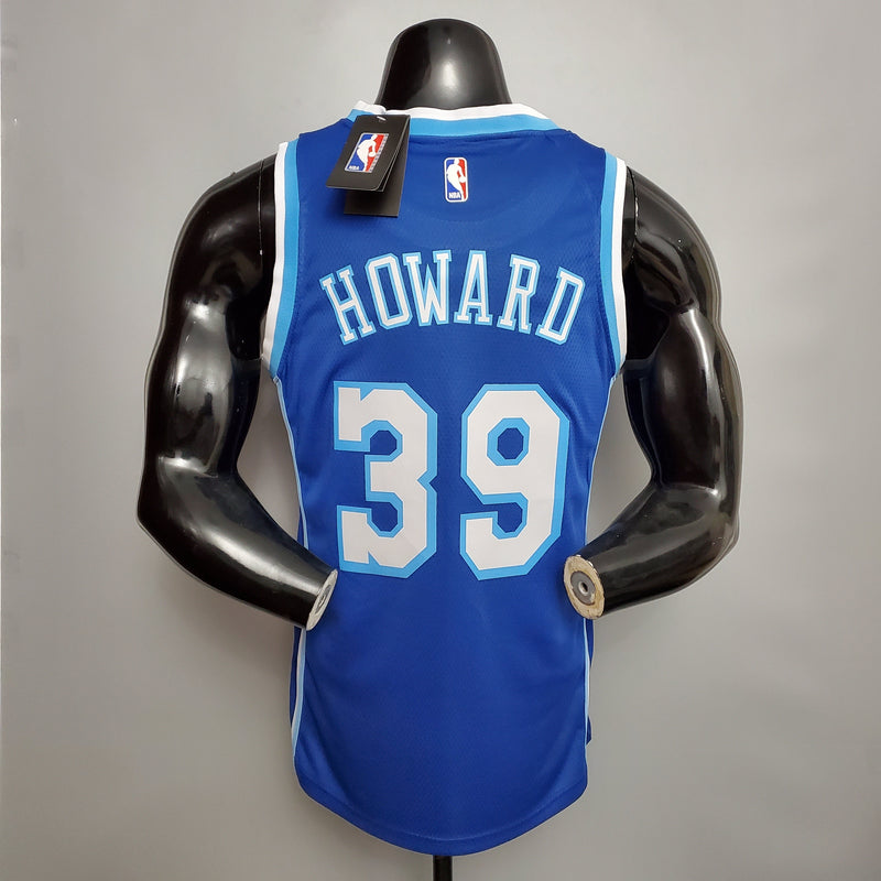 NBA Lakers-Trikot Nr. 39 Howard Crershaw Blau – 23/24