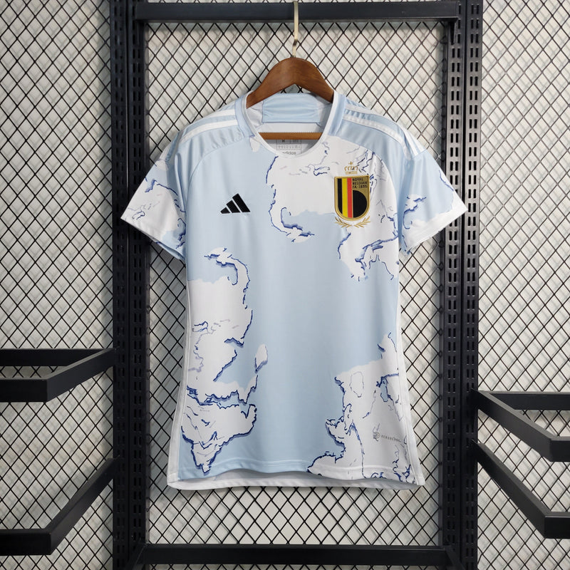 Camisa Bélgica Home 23/24 - Adidas Feminina