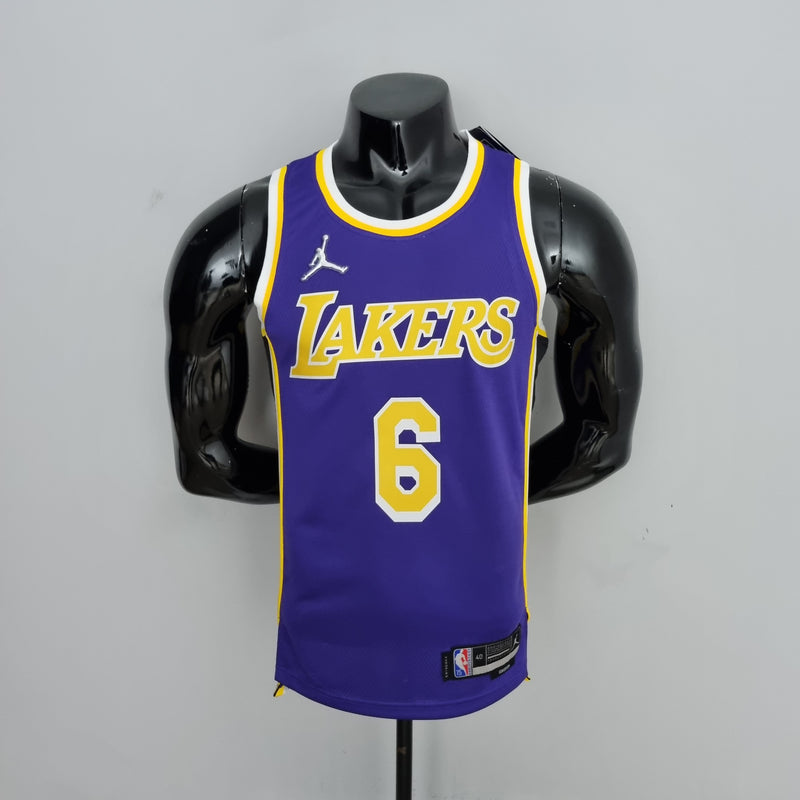 NBA Lakers Trikot Nr. 6 Jordan Purple 75. Jubiläum – 23/24