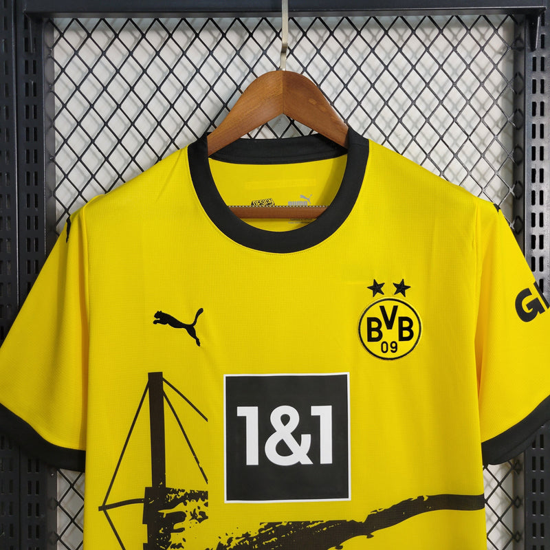 Camisa Borussia Dortmund Home 23/24 – Puma Torcedor Masculina – Lançamento