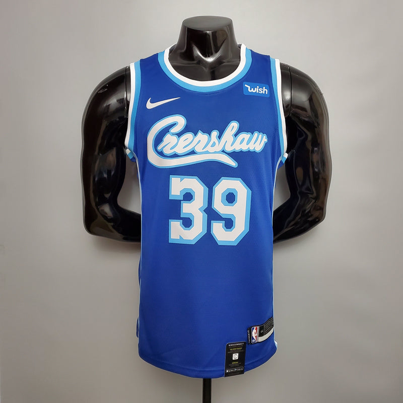 NBA Lakers-Trikot Nr. 39 Howard Crershaw Blau – 23/24