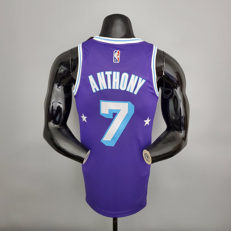 NBA Lakers-Trikot Nr. 7 Anthony City Edition Lila – 23/24