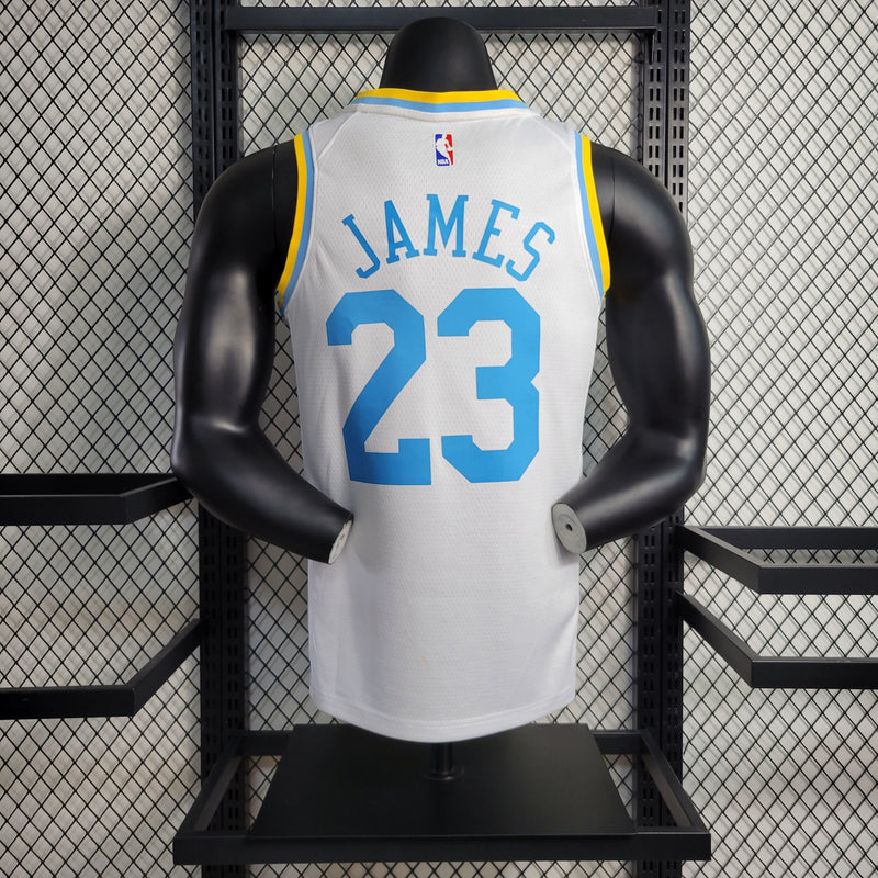 NBA Lakers-Trikot Nr. 23 James – 23/24