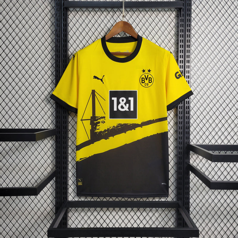 Camisa Borussia Dortmund Home 23/24 – Puma Torcedor Masculina – Lançamento