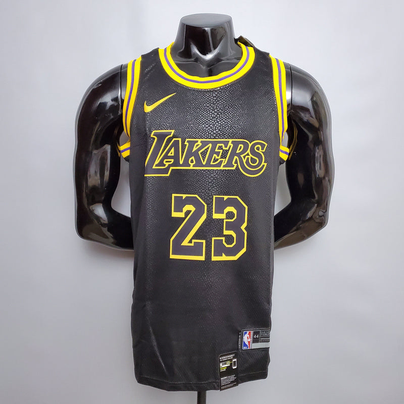 NBA Lakers-Trikot Nr. 23 James Snake Print – 23/24