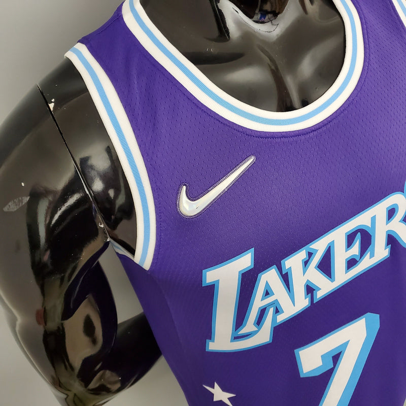 NBA Lakers-Trikot Nr. 7 Anthony City Edition Lila – 23/24