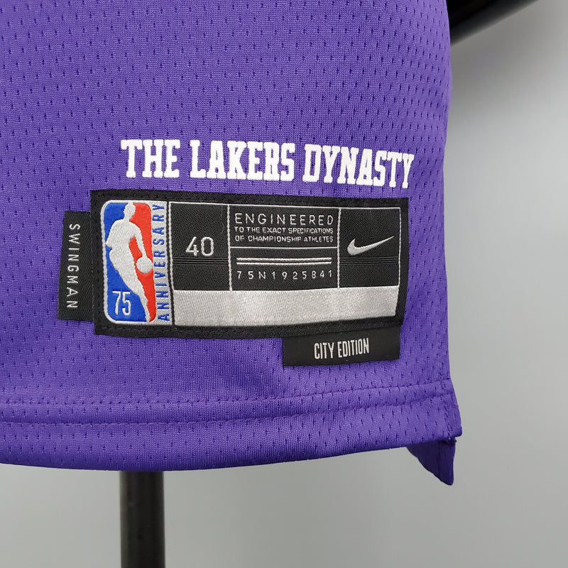 NBA Lakers Trikot Nr. 23 James City Edition Lila – 23/24