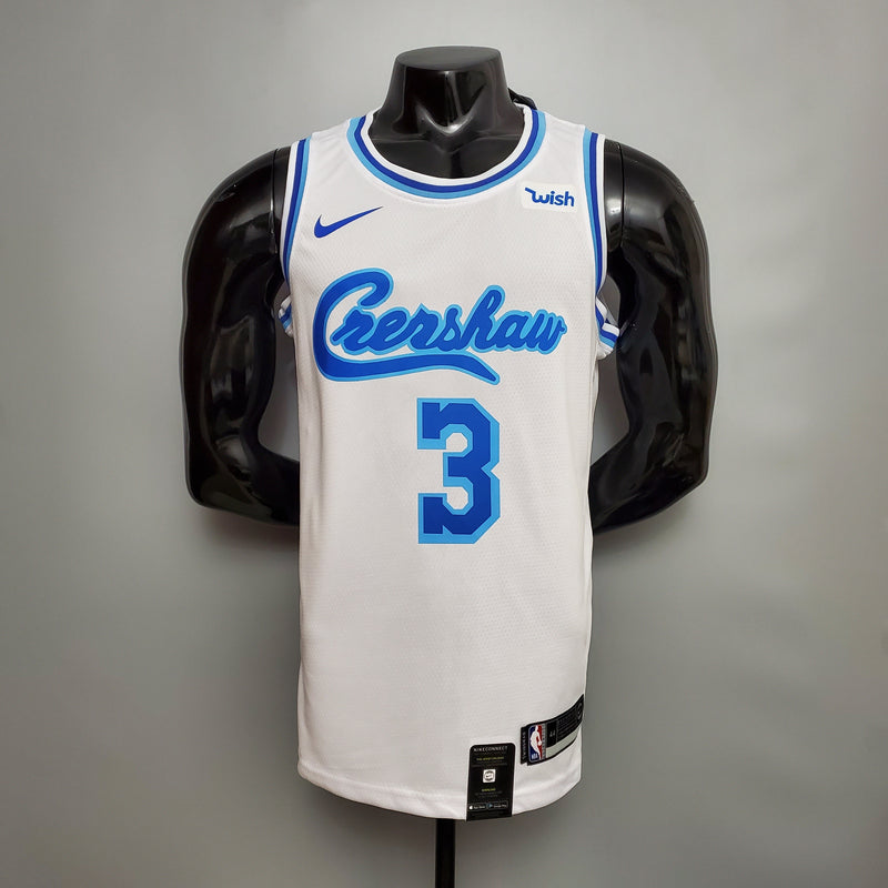 NBA Lakers-Trikot Nr. 3 Davis Nike Connect Crershaw – 23/24