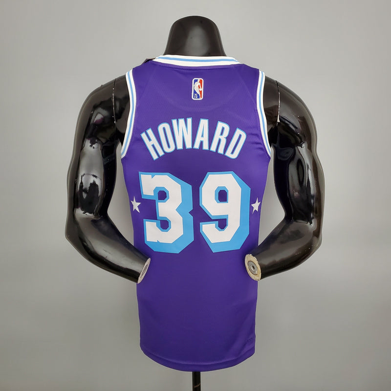 NBA Lakers-Trikot Nr. 39 Howard City Edition Lila – 23/24