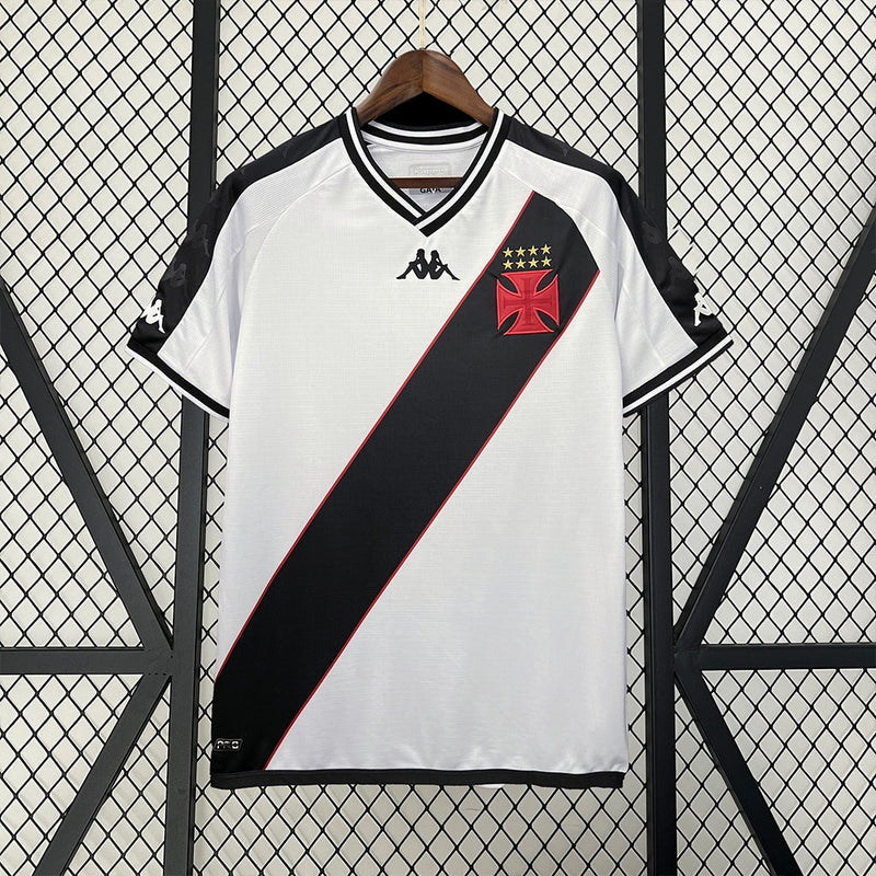 Camisa Vasco da Gama Branca Kappa 24/25 - Versão Torcedor