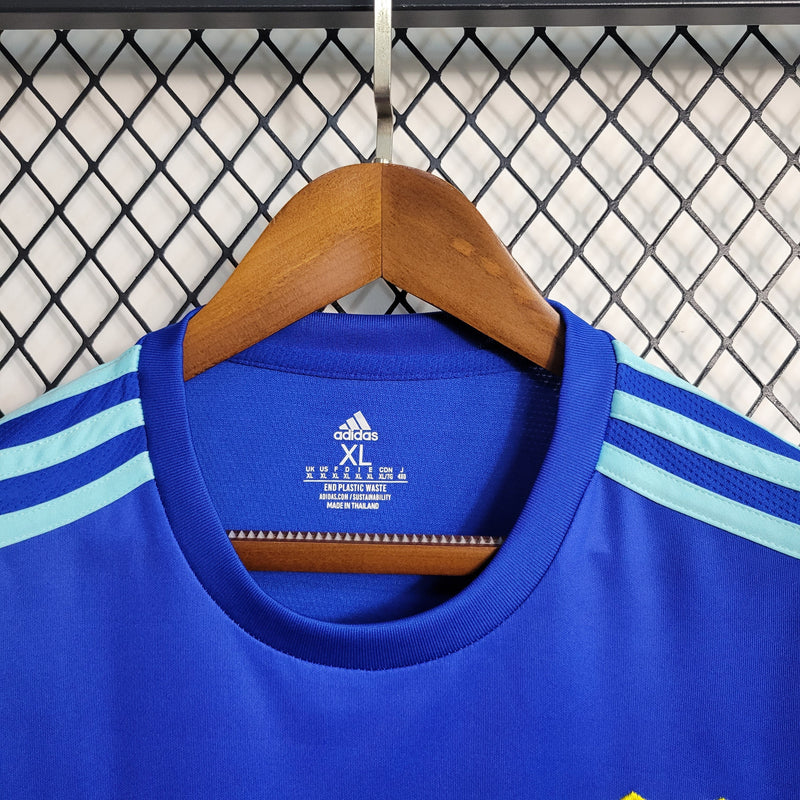 Camisa Boca Juniors Auswärts 23/24 – Adidas Torcedor Masculina