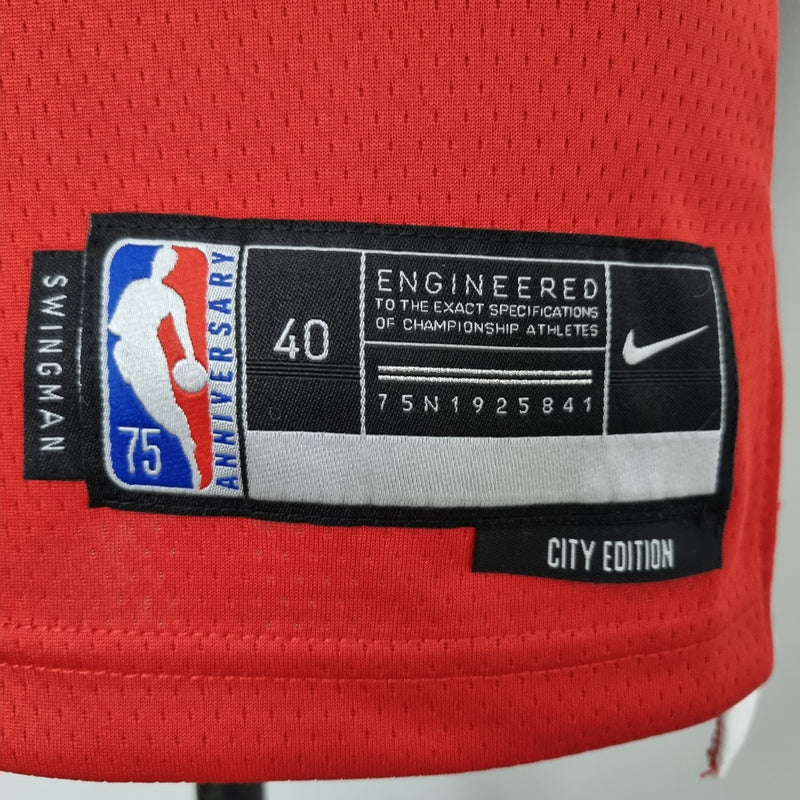 NBA Chicago Bulls Trikot Nr. 8 Lavine – 75. Jubiläum Rot